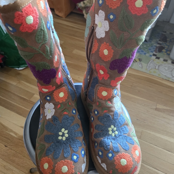 UGG Shoes - UGG Multicolor Floral Embroidered Winter Boots